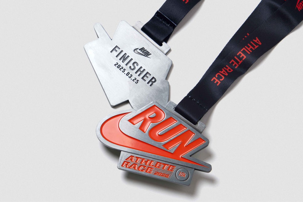 2025 NIKE ATHLETE RACE  나이키 코리아 임직원 대상 20KM 사내 마라톤 메달