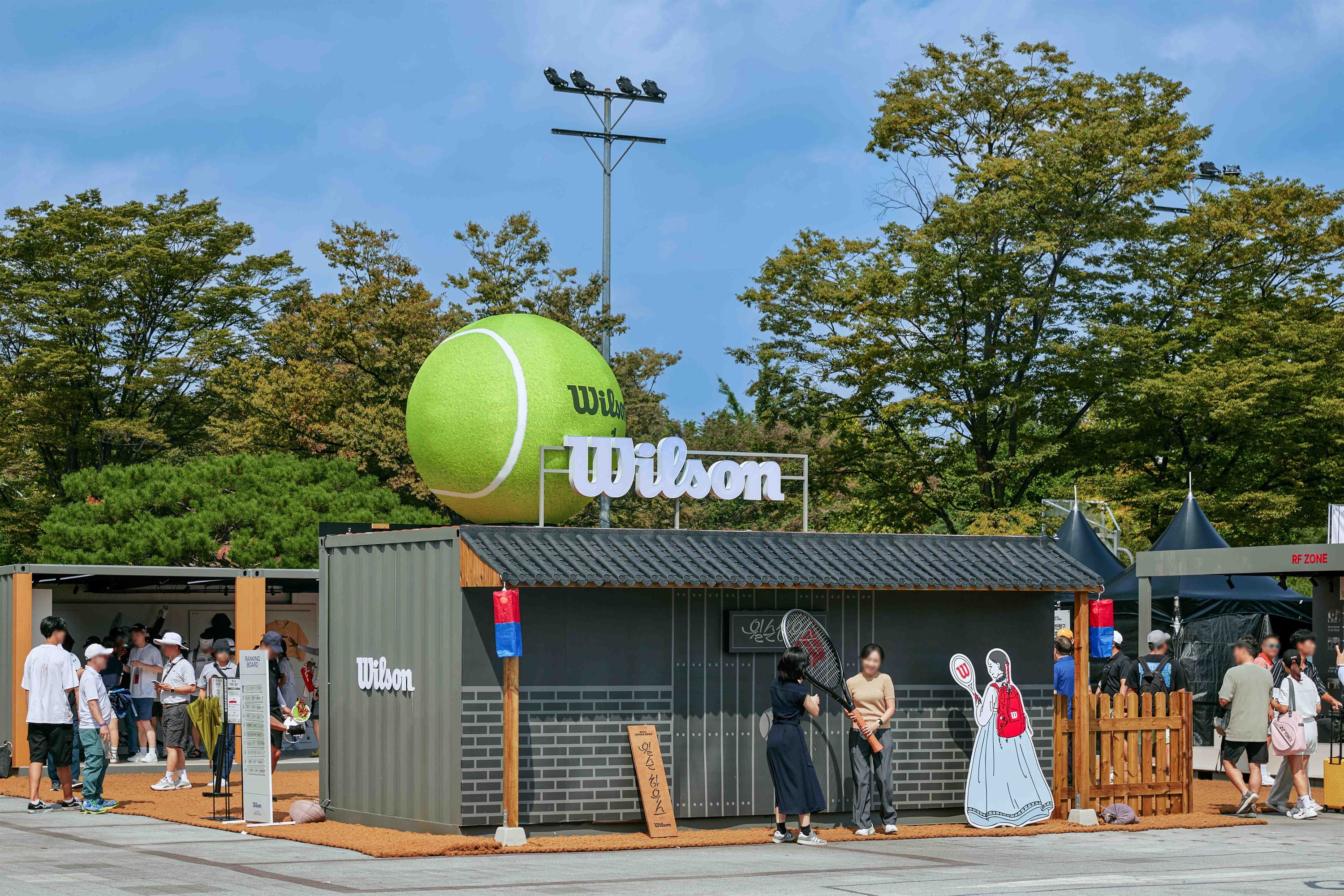 2024 KOREA OPEN WILSON BRAND BOOTH
