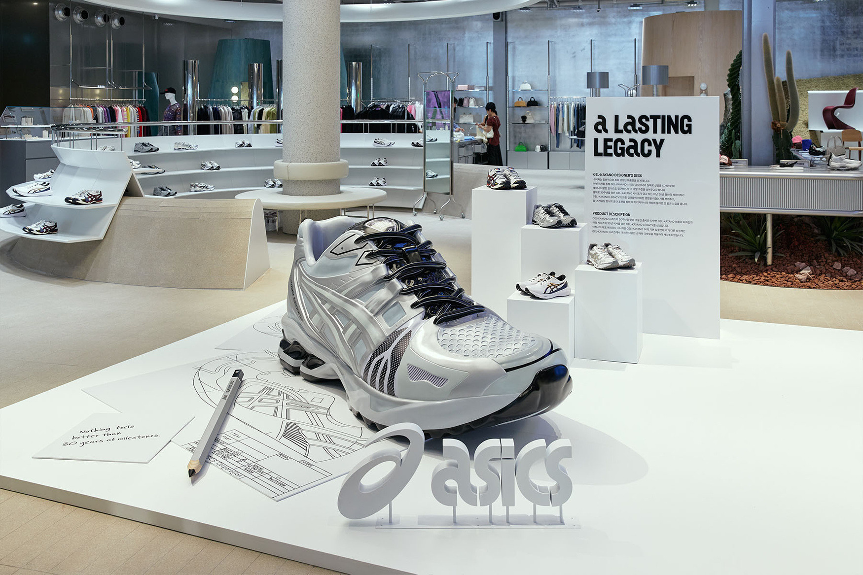ASICS 
GEL-KAYANO LEGACY 
POP-UP STORE